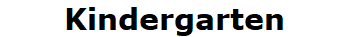 Kindergarten