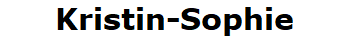 Kristin-Sophie