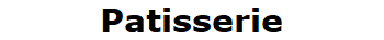 Patisserie
